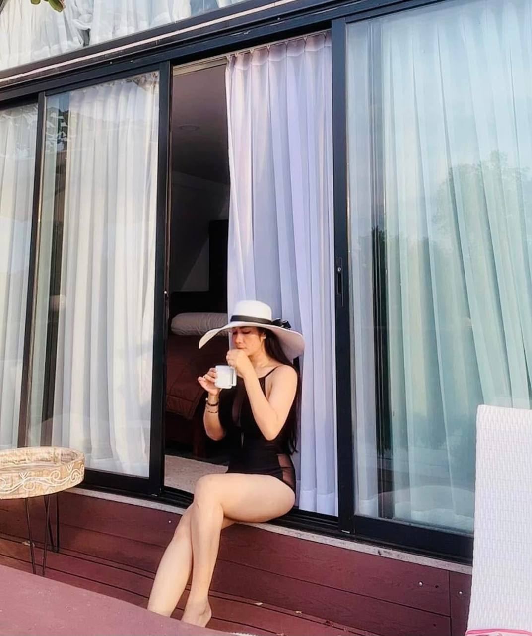 Morning coffee on the deck