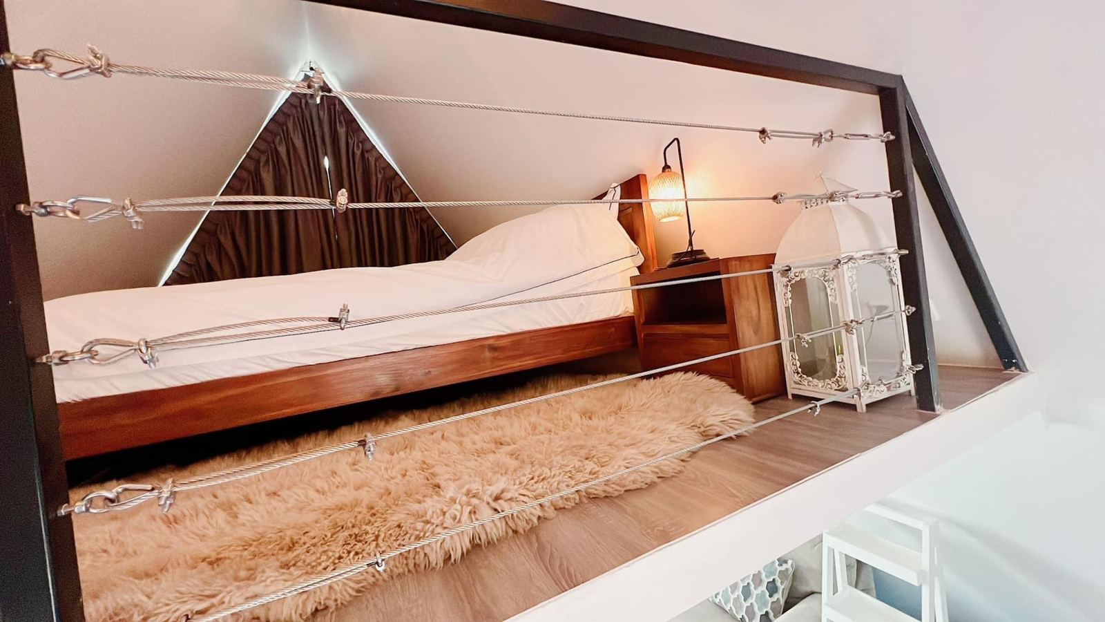 Inside the Lotus A-Frame