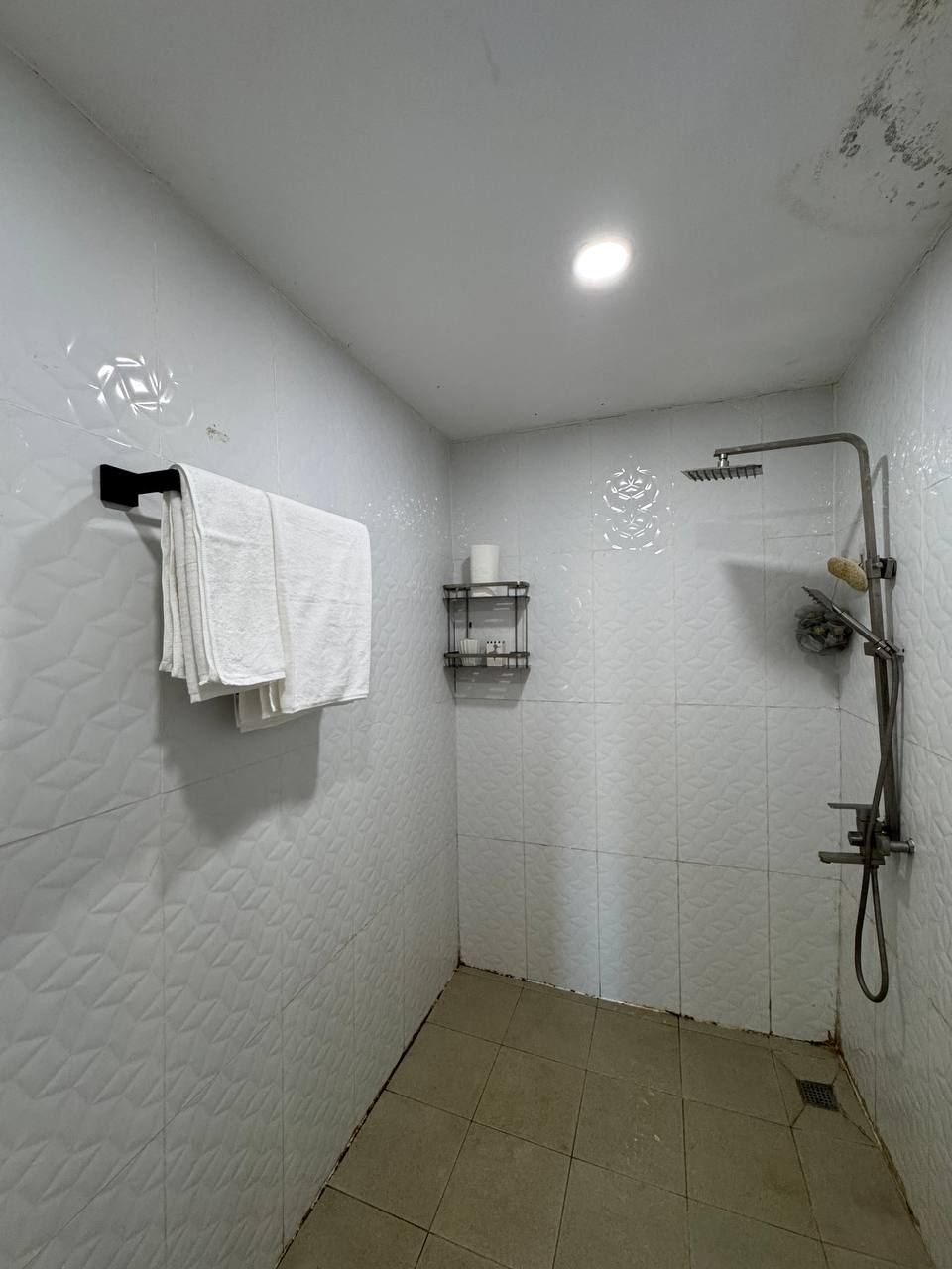 Bathroom with hot water